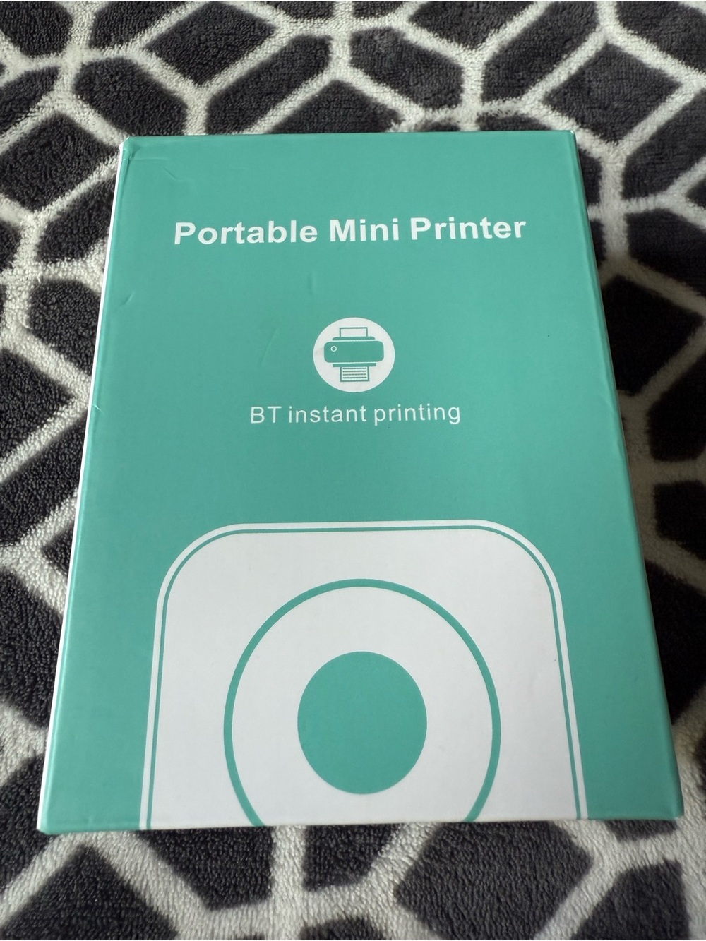 Portable Mini Printer - Teal Box